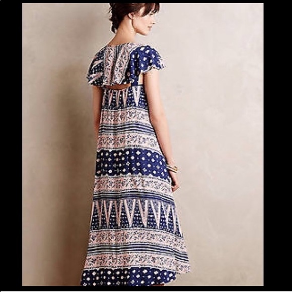 Maeve Summertime Swing Midi High Low Dress - Picture 2 of 7